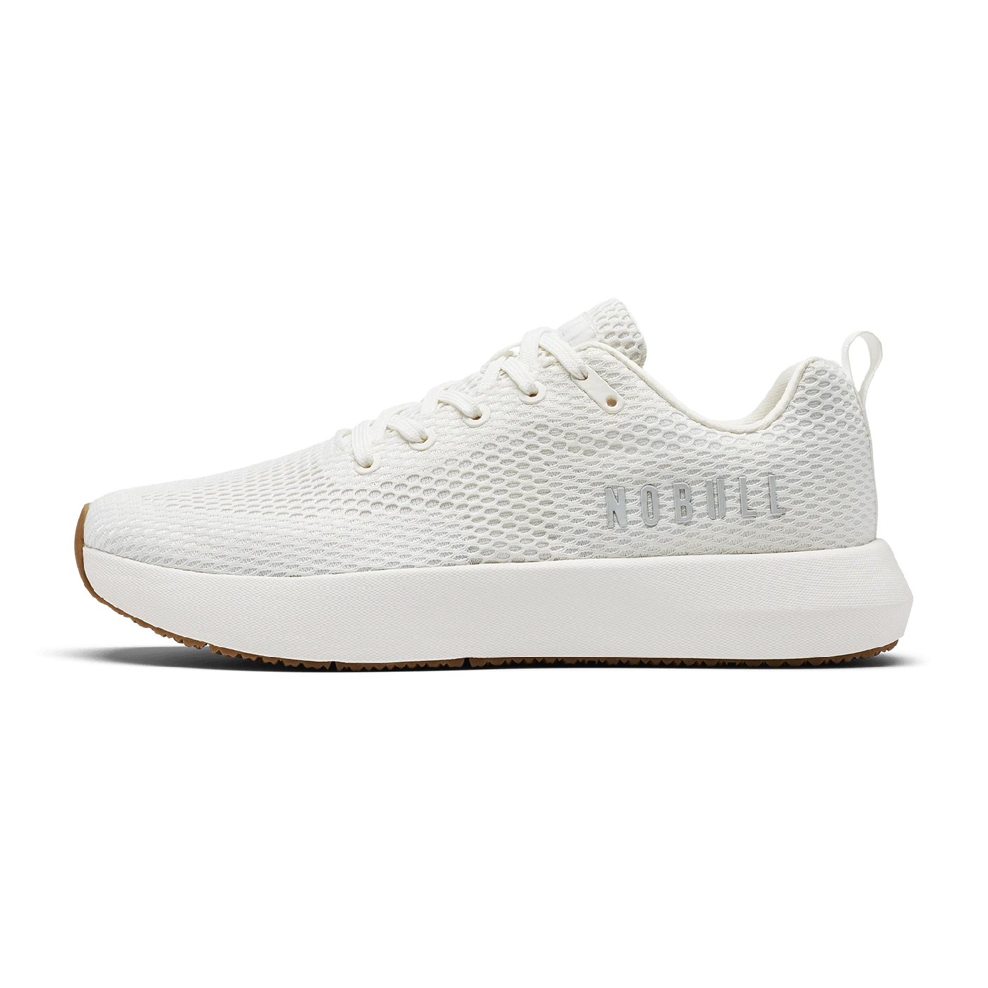 White NOBULL Drive 2 training shoe in side profile.